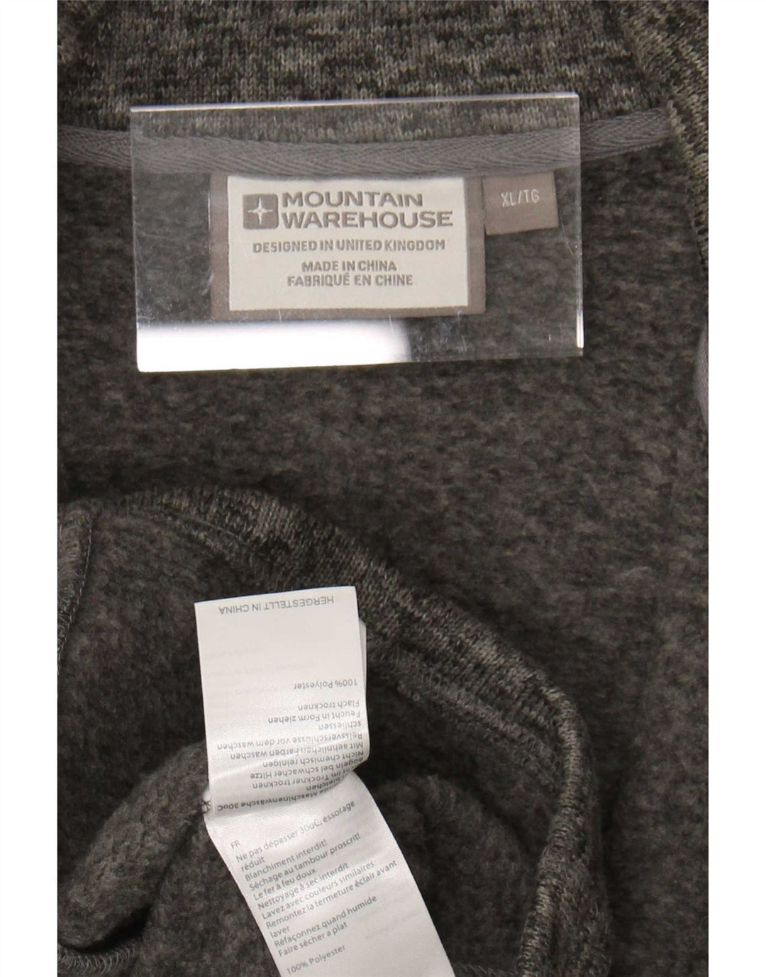 Jachetă de trening pentru bărbați Mountain Warehouse, XL, poliester cu pături gri