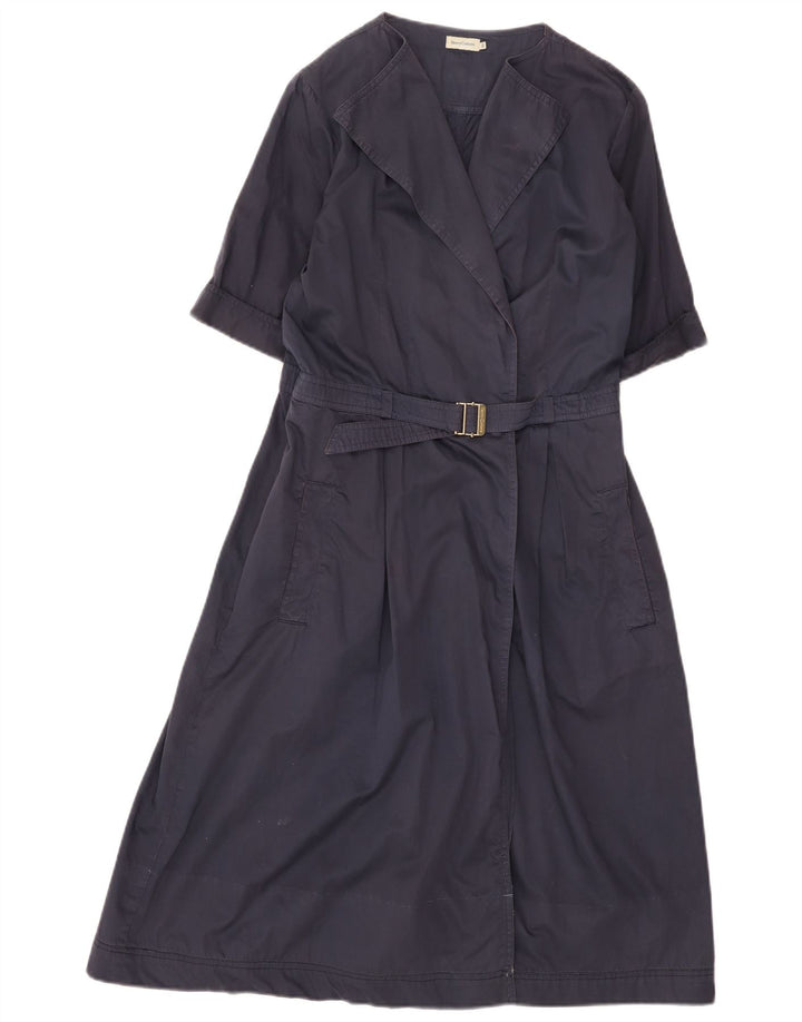Rochie Wrap pentru femei Henry Cottons IT 46 Mare Bumbac bleumarin