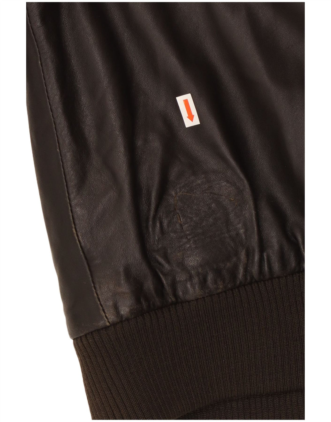 Geacă Bomber din piele pentru bărbați Geox UK 42 XL, piele neagră