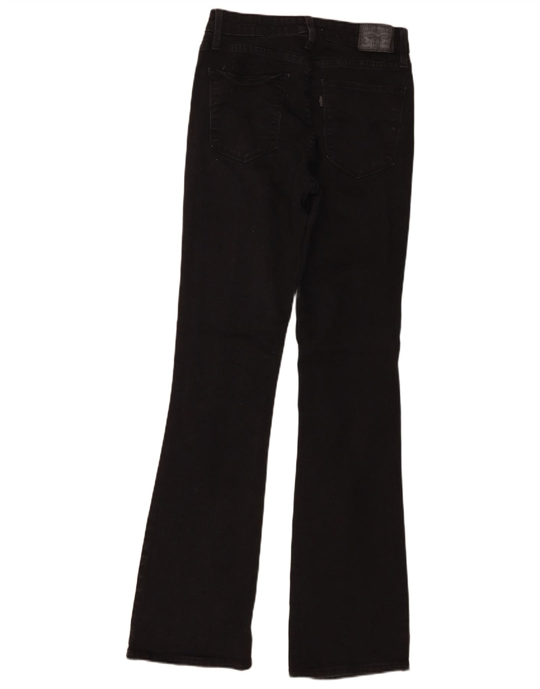 Blugi Levi's 725, cu talie înaltă, pentru femei, L29 L34, bumbac negru