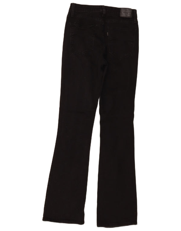 Blugi Levi's 725, cu talie înaltă, pentru femei, L29 L34, bumbac negru