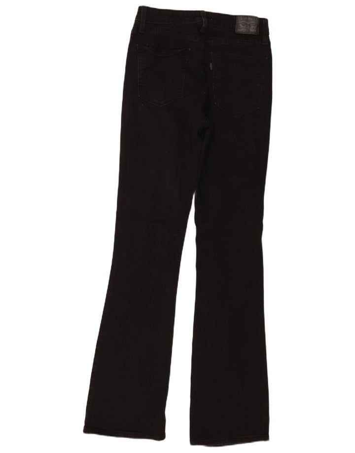 Blugi Levi's 725, cu talie înaltă, pentru femei, L29 L34, bumbac negru