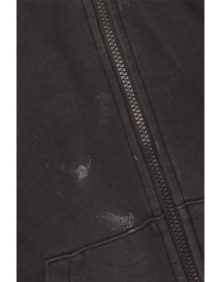 Pulover NIKE pentru femei, supradimensionat, cu fermoar, UK 6 XS, bumbac negru