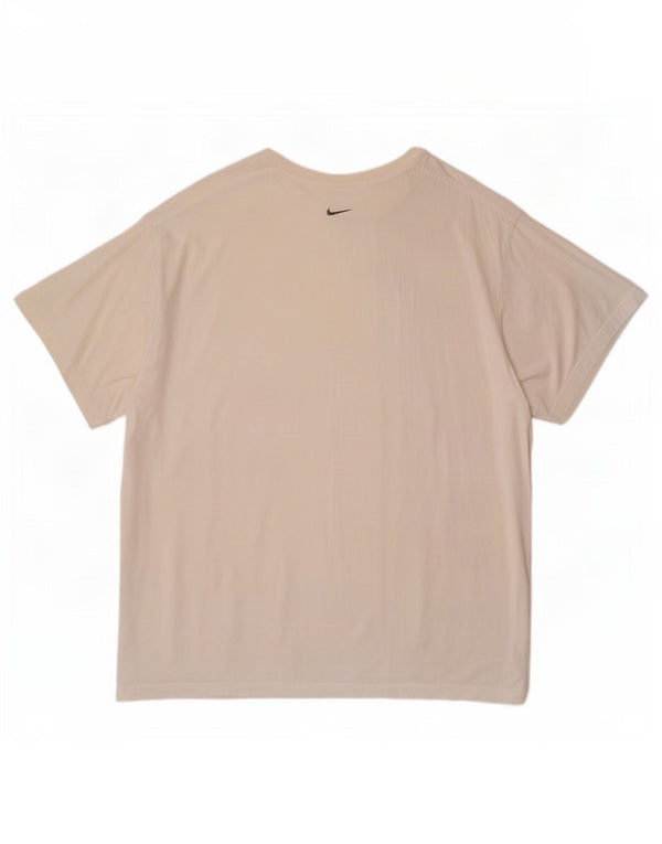 Nike Mens T-Shirt Top UK 47/48 2XL White Cotton