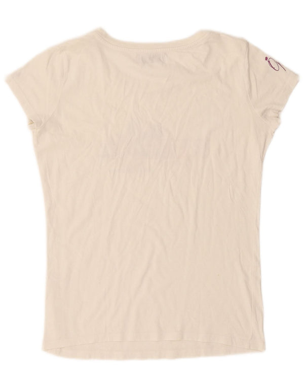 Tricou grafic Replay pentru femei Top UK 16 Large Off White