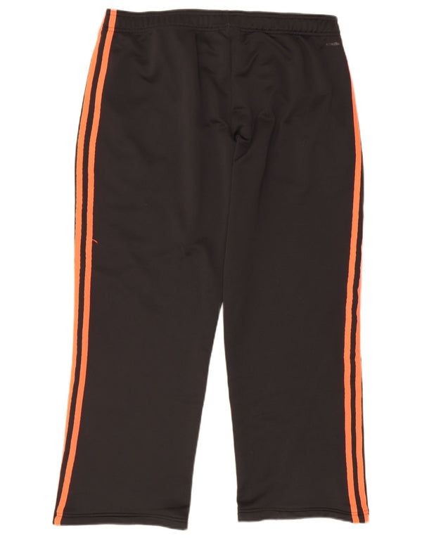 Pantaloni de trening Adidas Climalite pentru femei UK 16 Poliester negru mare