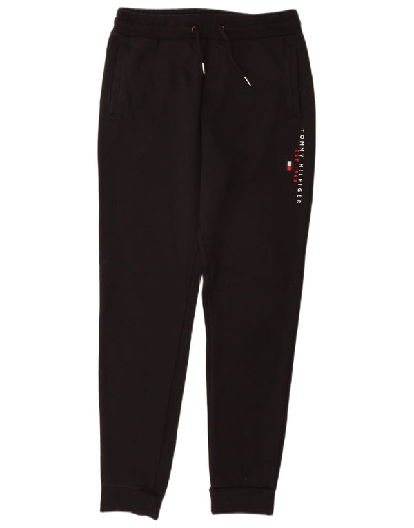 TOMMY HILFIGER Pantaloni de trening pentru femei Pantaloni de jogging UK 14 Large Black