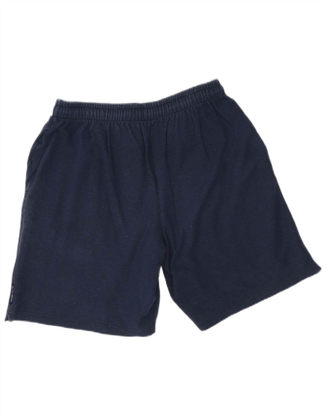 Pantaloni scurți sport grafic Champion pentru bărbați, bumbac mediu, albastru bleumarin