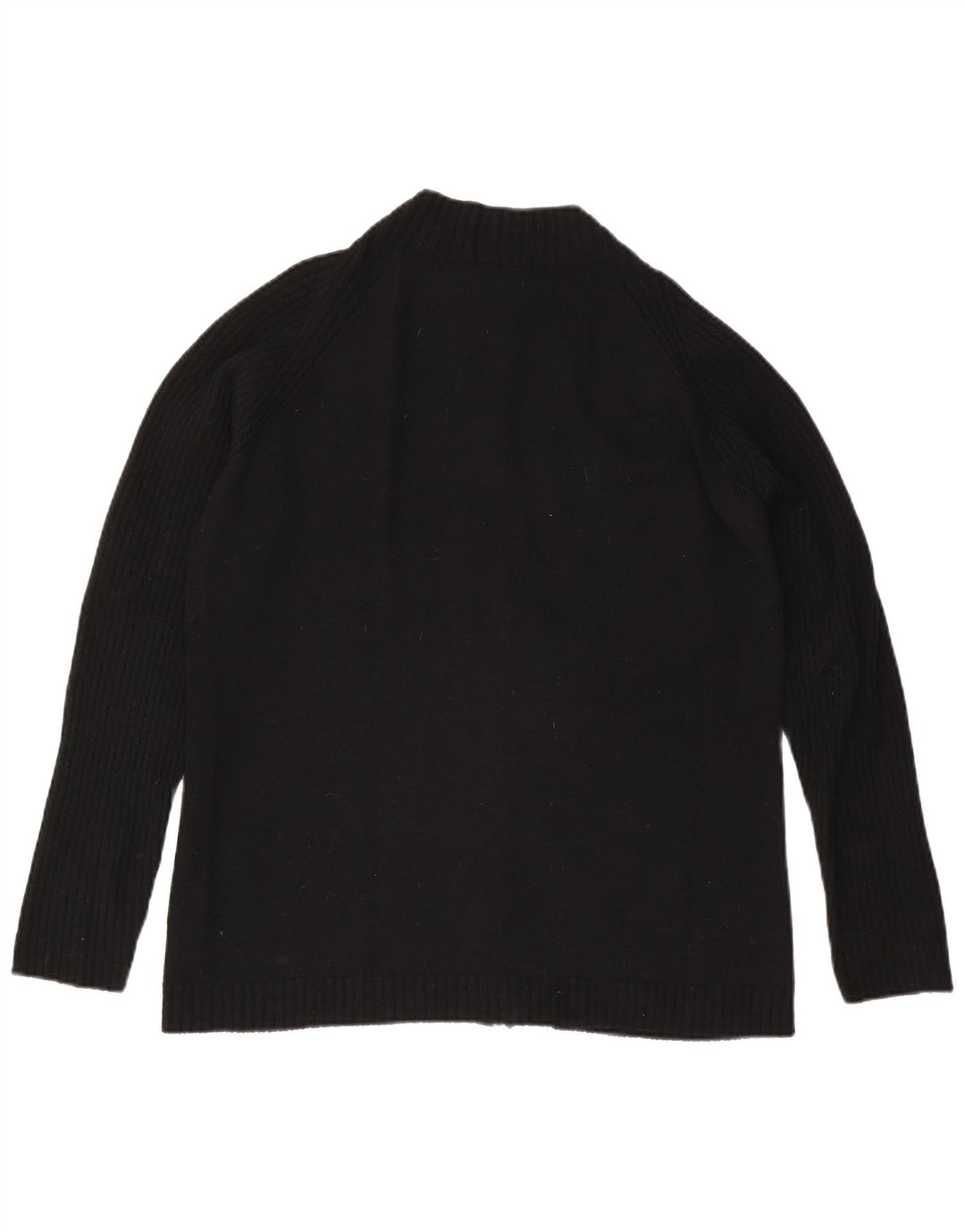 Pulover cardigan pentru femei Lacoste Mărimea 46 XL Lână neagră