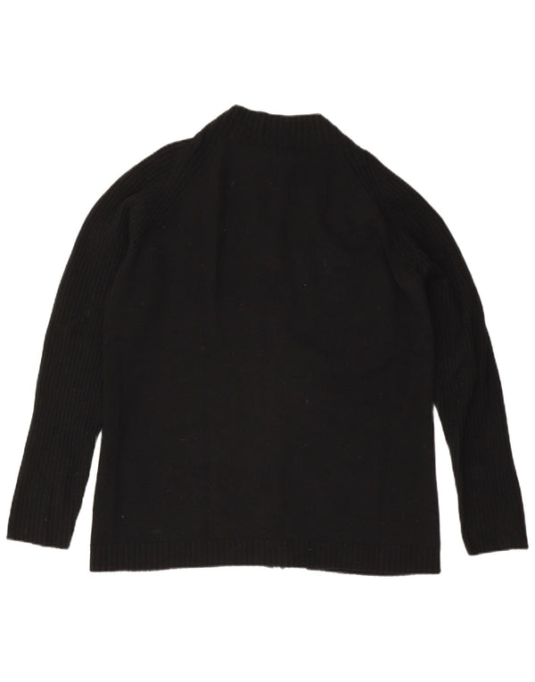 Pulover cardigan pentru femei Lacoste Mărimea 46 XL Lână neagră