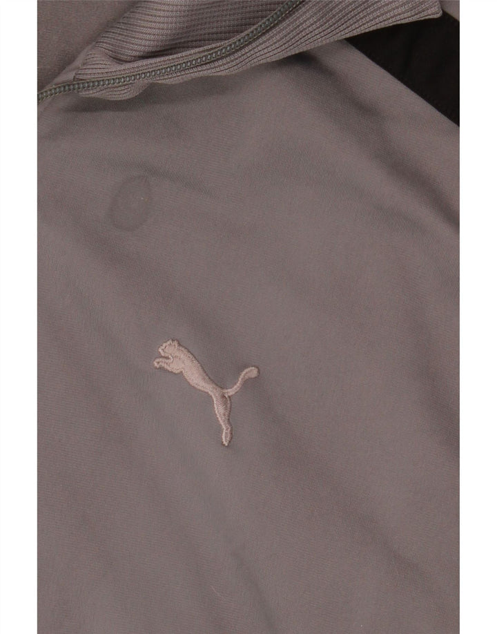 Jachetă de trening PUMA pentru bărbați, XL, gri, poliester color bloc