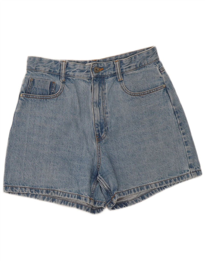 Pantaloni scurți din denim cu talie înaltă pentru femei Zara EU 40 Medium W30 Albastru