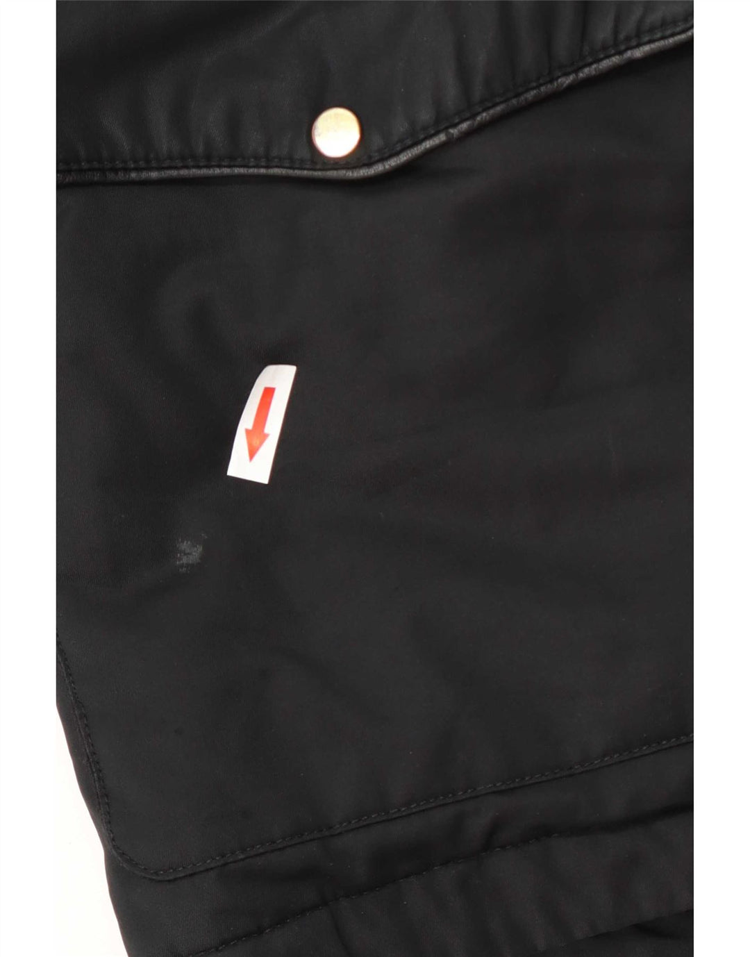 Zara Womens Hooded Parka Jacket UK 10 Small Black