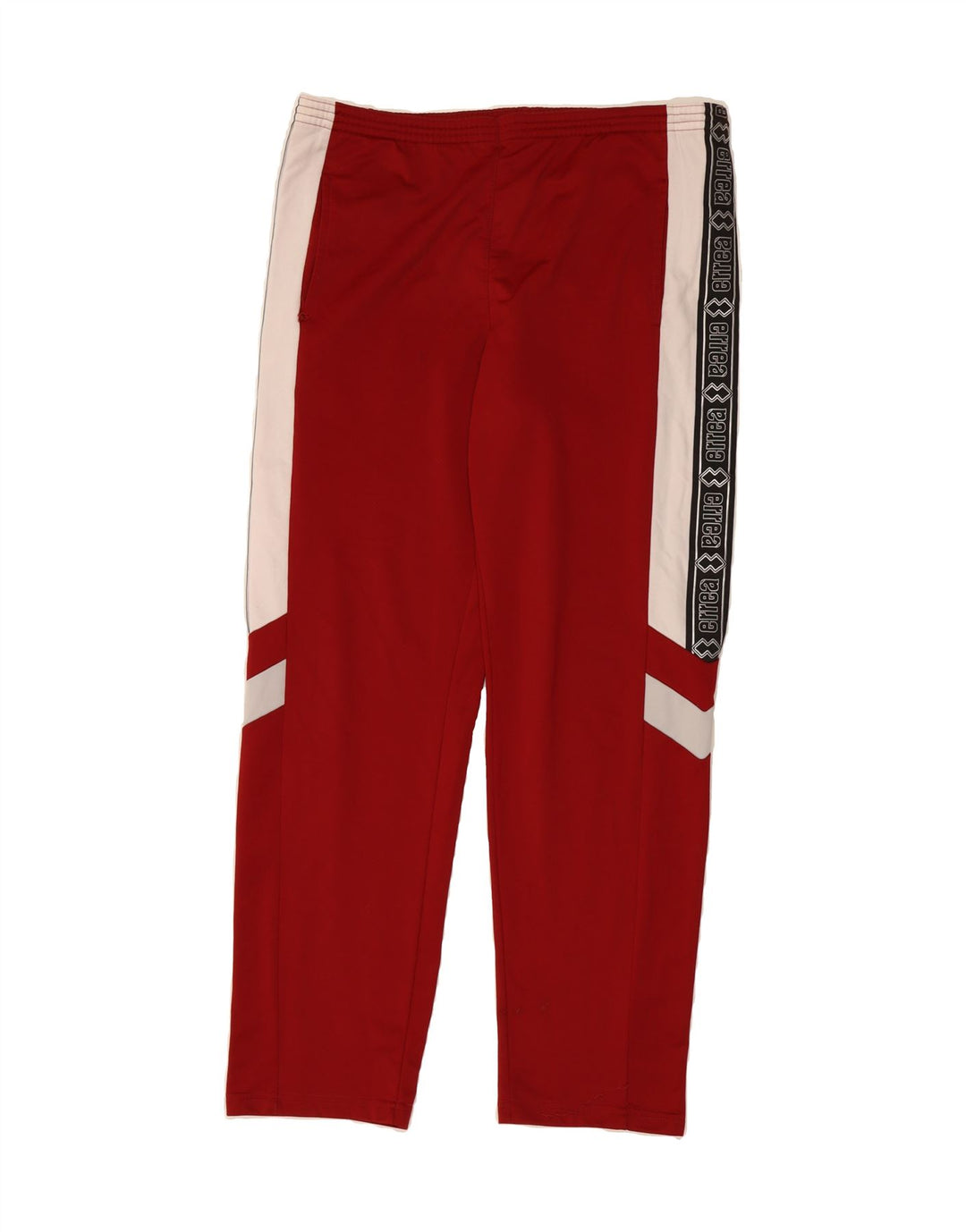 ERREA Mens Graphic Tracksuit Trousers XL  Red Colourblock Vintage Errea and Second-Hand Errea from Messina Hembry 