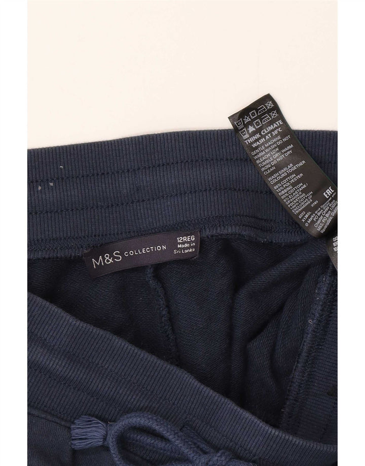 Pantaloni de trening pentru femei Marks & Spencer Pantaloni de jogging UK 12 Medium Bleumarin