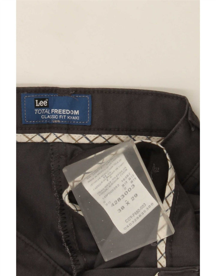 Pantaloni de costum pentru bărbați Total Freedom Classic Fit L38 L29 Poliester gri