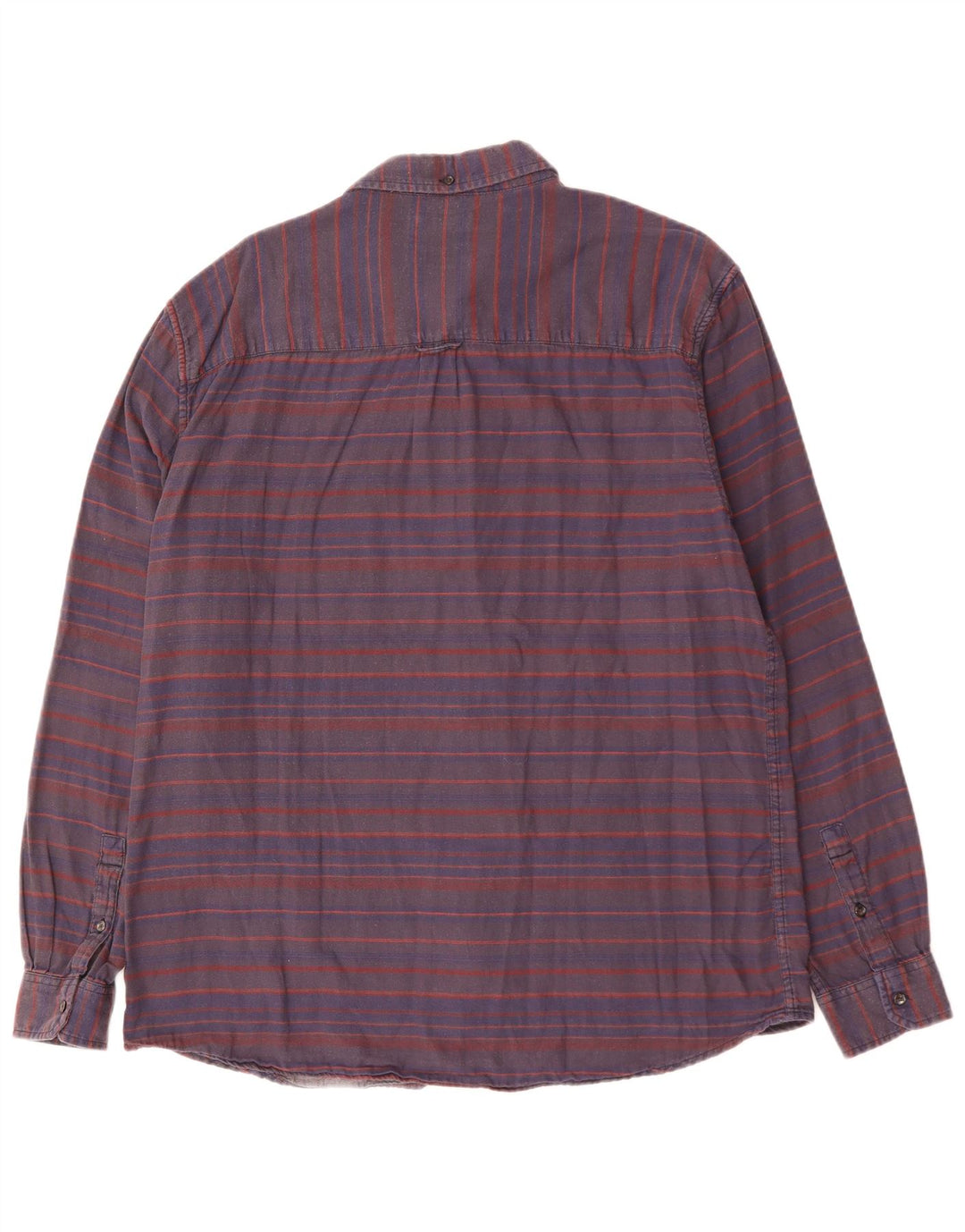 Cămașă WRANGLER pentru bărbați, cu tăiere obișnuită, 2XL, bumbac cu dungi, albastru bleumarin