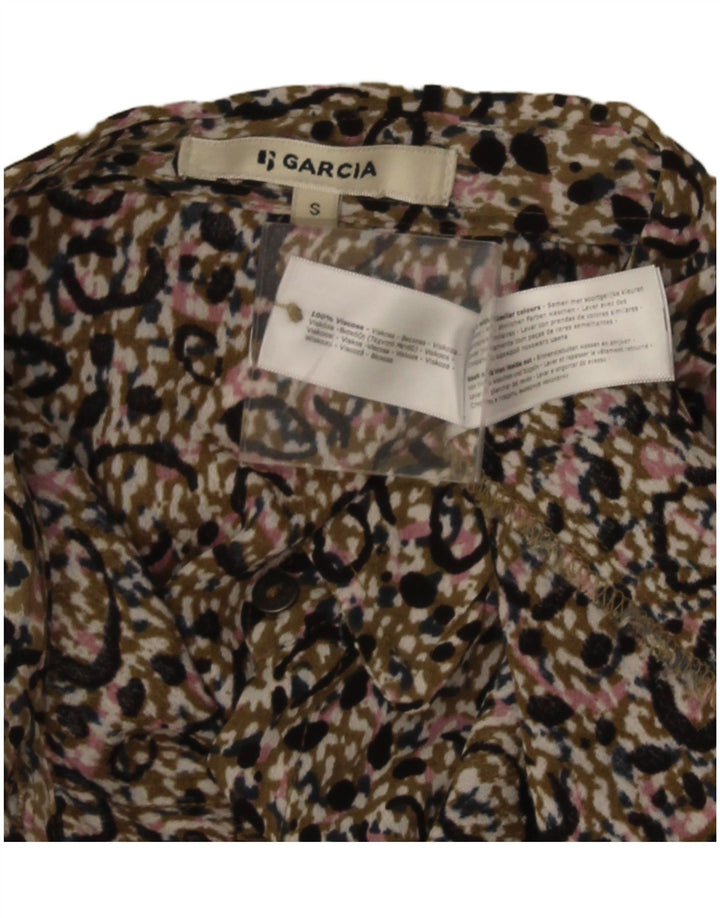 Cămașă Garcia cu model abstract pentru femei UK 10 mic, multicolor, viscoză