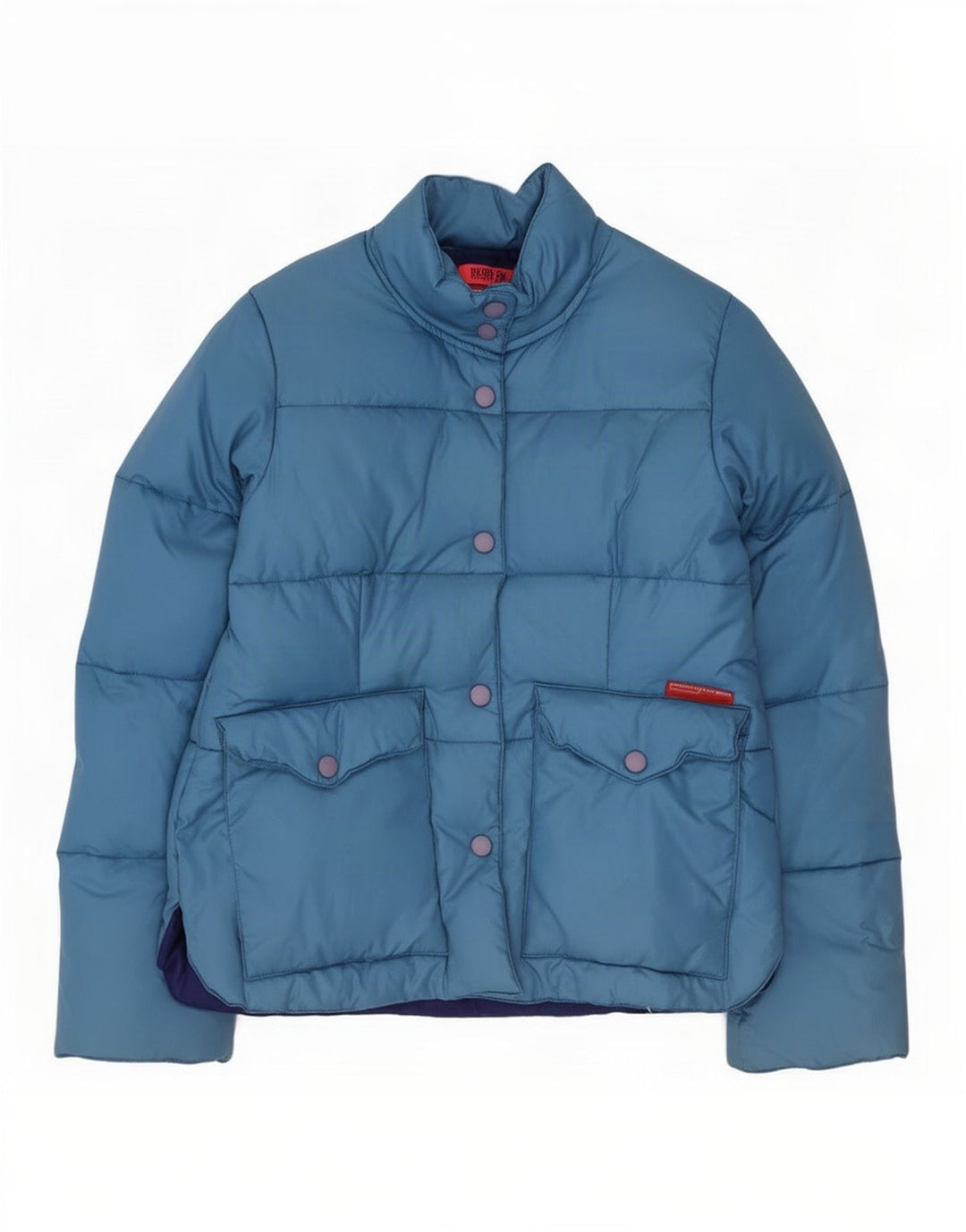 Jachetă căptușită Fiorucci pentru femei UK 14, mare, albastru, nailon