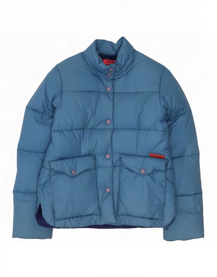 Jachetă căptușită Fiorucci pentru femei UK 14, mare, albastru, nailon