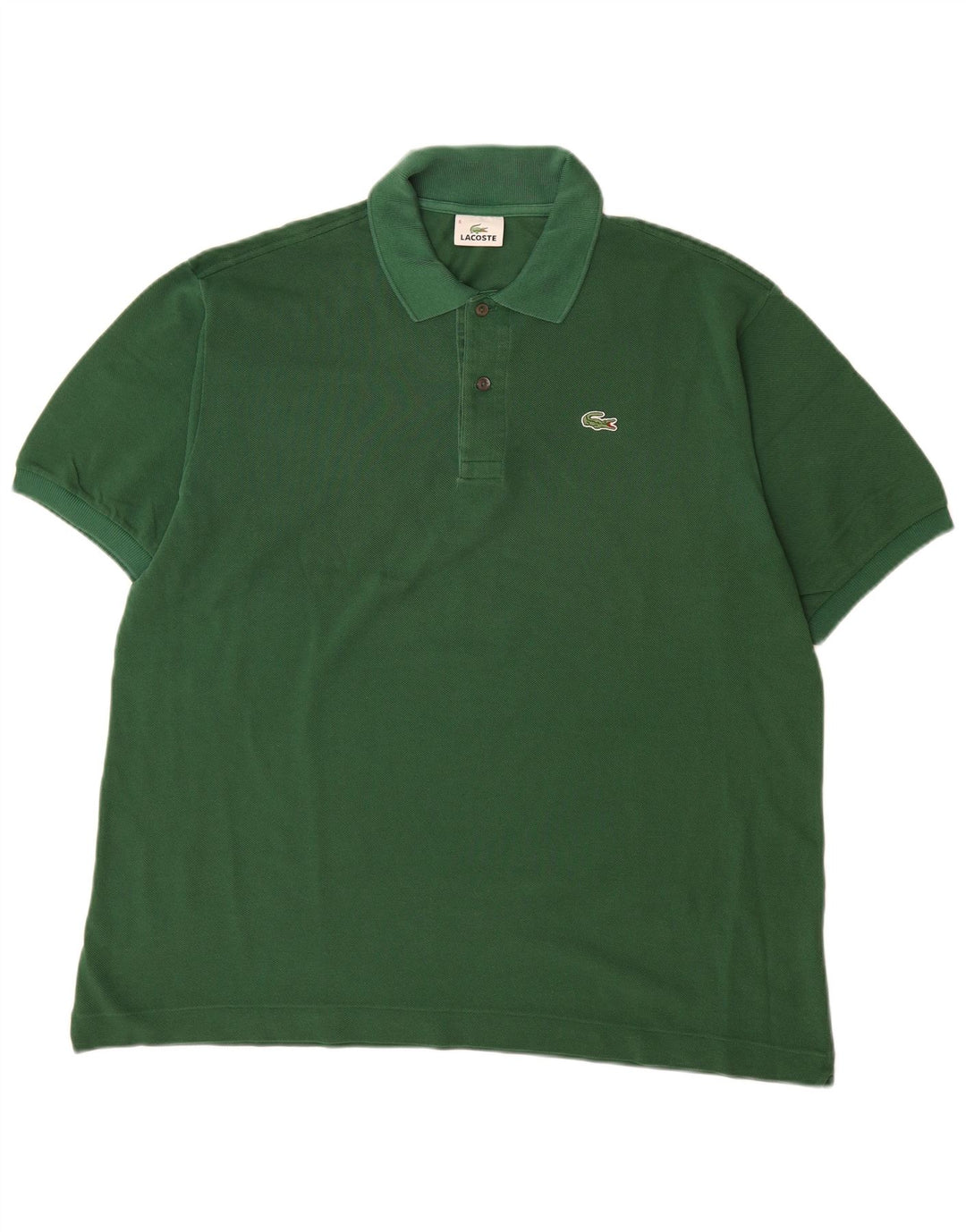 Tricou polo pentru bărbați LACOSTE Mărimea 6 XL bumbac verde