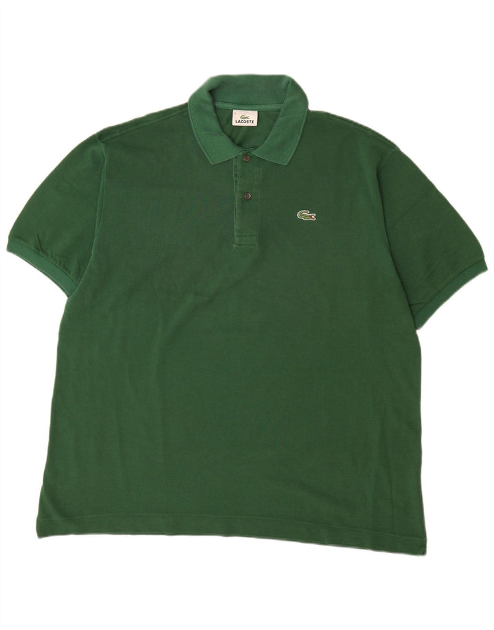 Tricou polo pentru bărbați LACOSTE Mărimea 6 XL bumbac verde