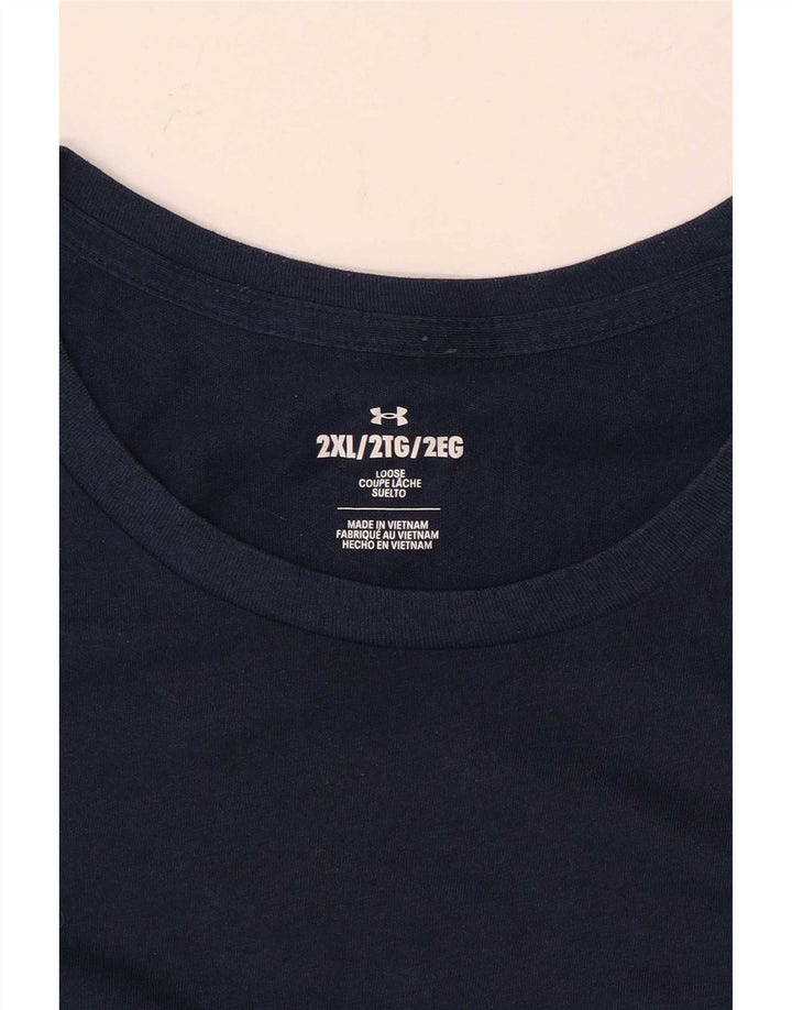 Tricou pentru bărbați Under Armour Top 2XL Bleumarin