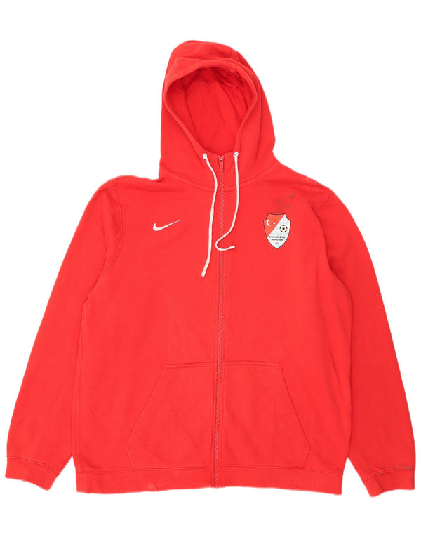 Pulover Nike Graphic Zip pentru bărbați, XL, bumbac roșu