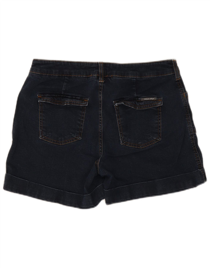 White Stuff Pantaloni scurți din denim pentru femei UK 12 Medium W30 Bumbac bleumarin