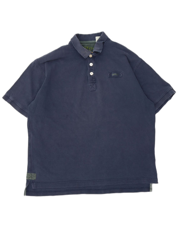 Tricou polo pentru bărbați Orvis, mare, bleumarin, bumbac