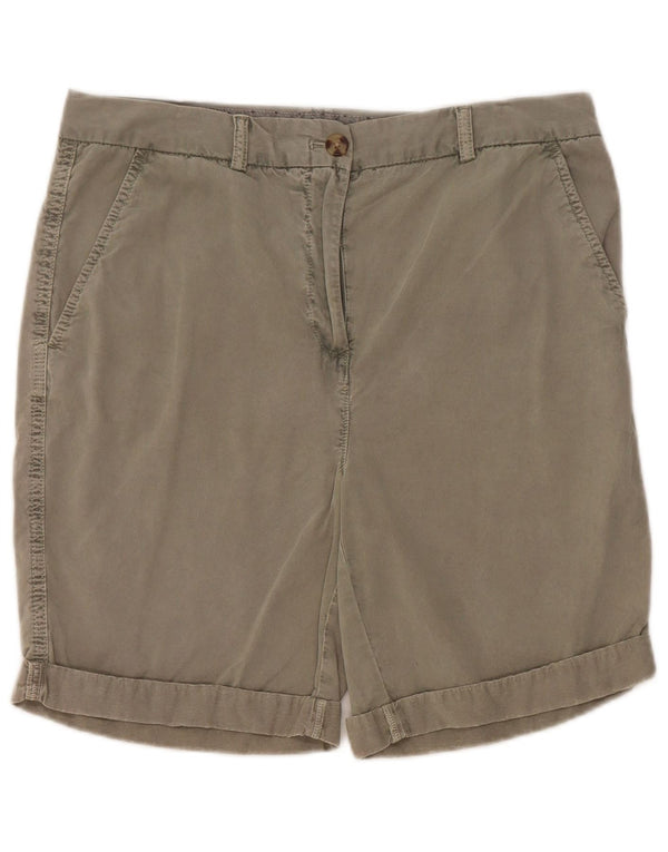 Pantaloni scurți chino pentru femei Marks & Spencer UK 12 Medium W32 Kaki Bumbac