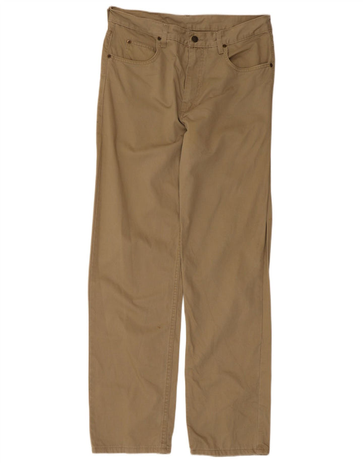 Pantaloni casual pentru bărbați Lee L34 L32 bumbac bej