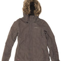 O'Neill Mens Hooded Windbreaker Jacket UK 10 Small Grey Polyester