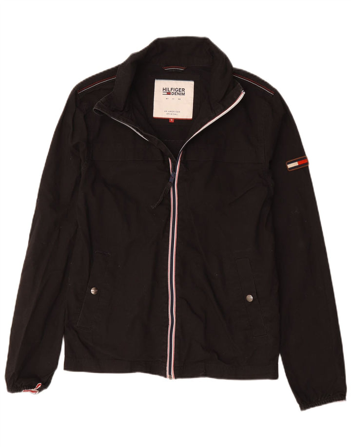 Bomber pentru bărbați Tommy Hilfiger UK 36 mic bumbac negru