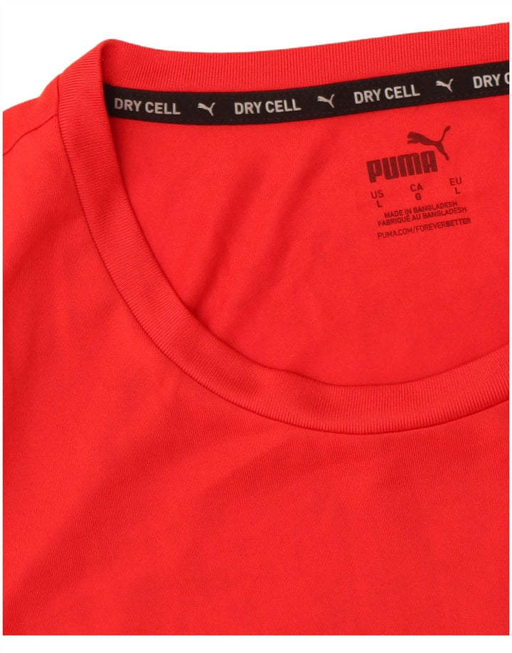 Tricou pentru bărbați Puma Top mare poliester roșu
