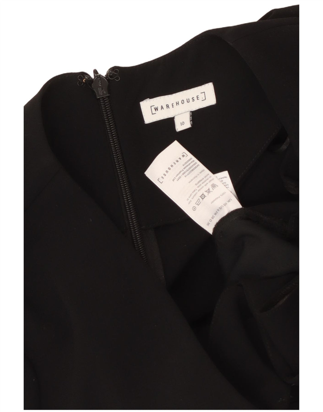 Salopetă pentru femei WAREHOUSE UK 10 Poliester negru mic