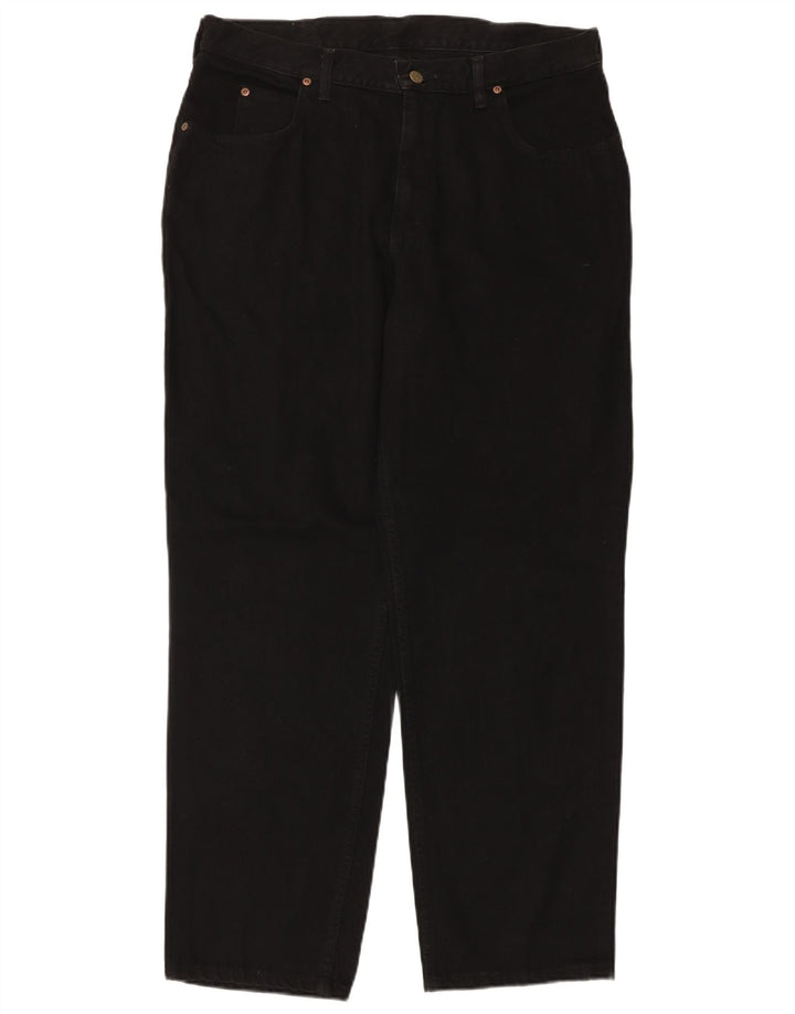 Blugi conici LEE St.Louis pentru bărbați W38 L32 bumbac negru