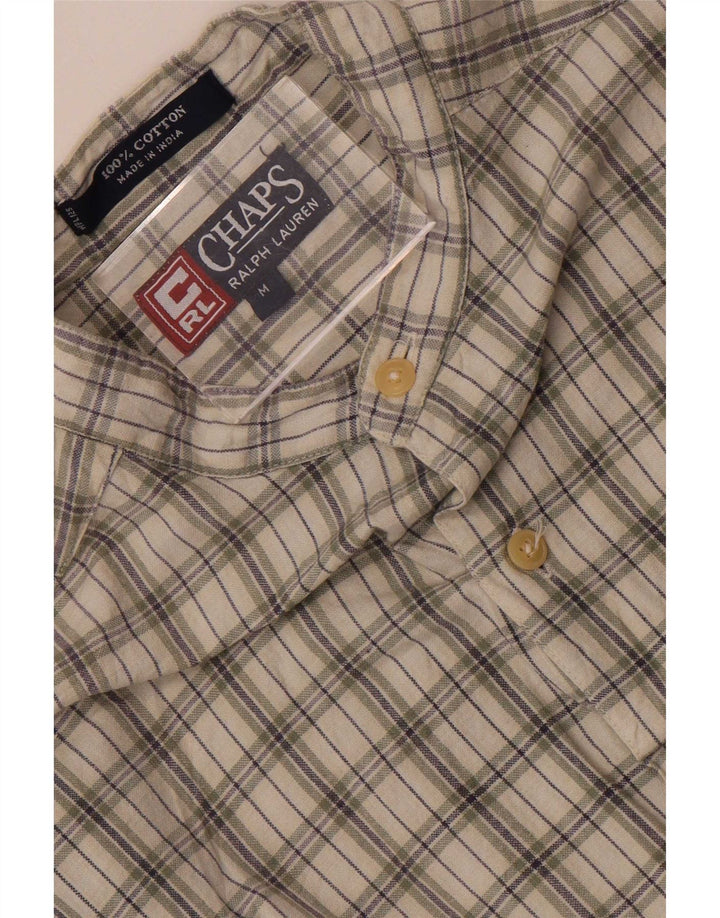 Cămașă pentru bărbați Chaps Ralph Lauren, bumbac caros, kaki mediu