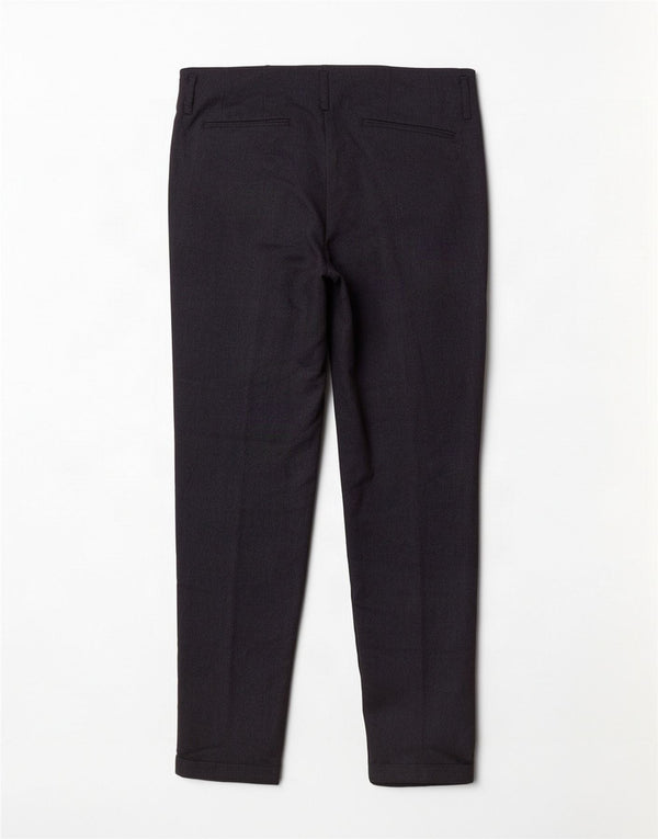 Pantaloni Chino Drepți Zara Femei Mici L26 L28 Bleumarin Poliester