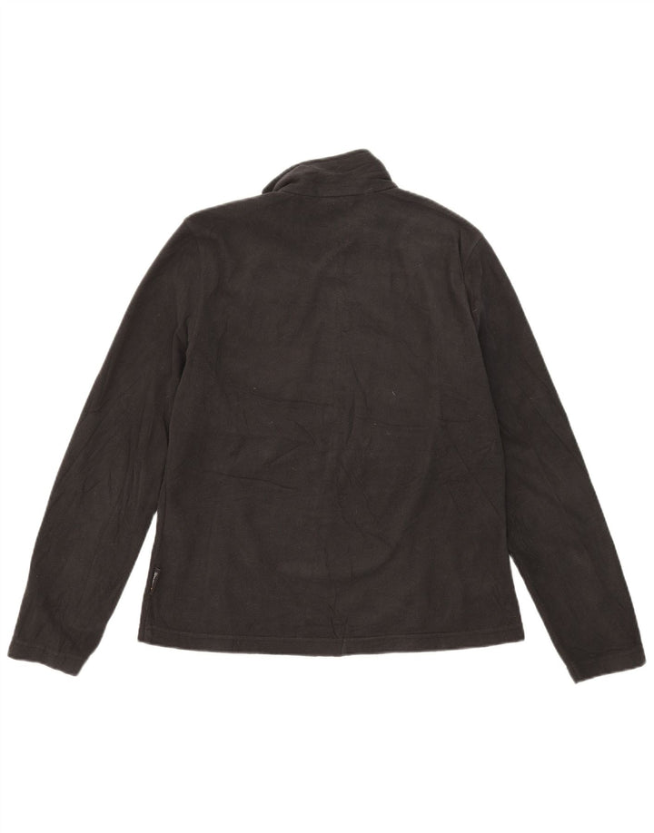 Jachetă fleece Jack Wolfskin pentru femei Marea Britanie 14/16 Poliester negru mare