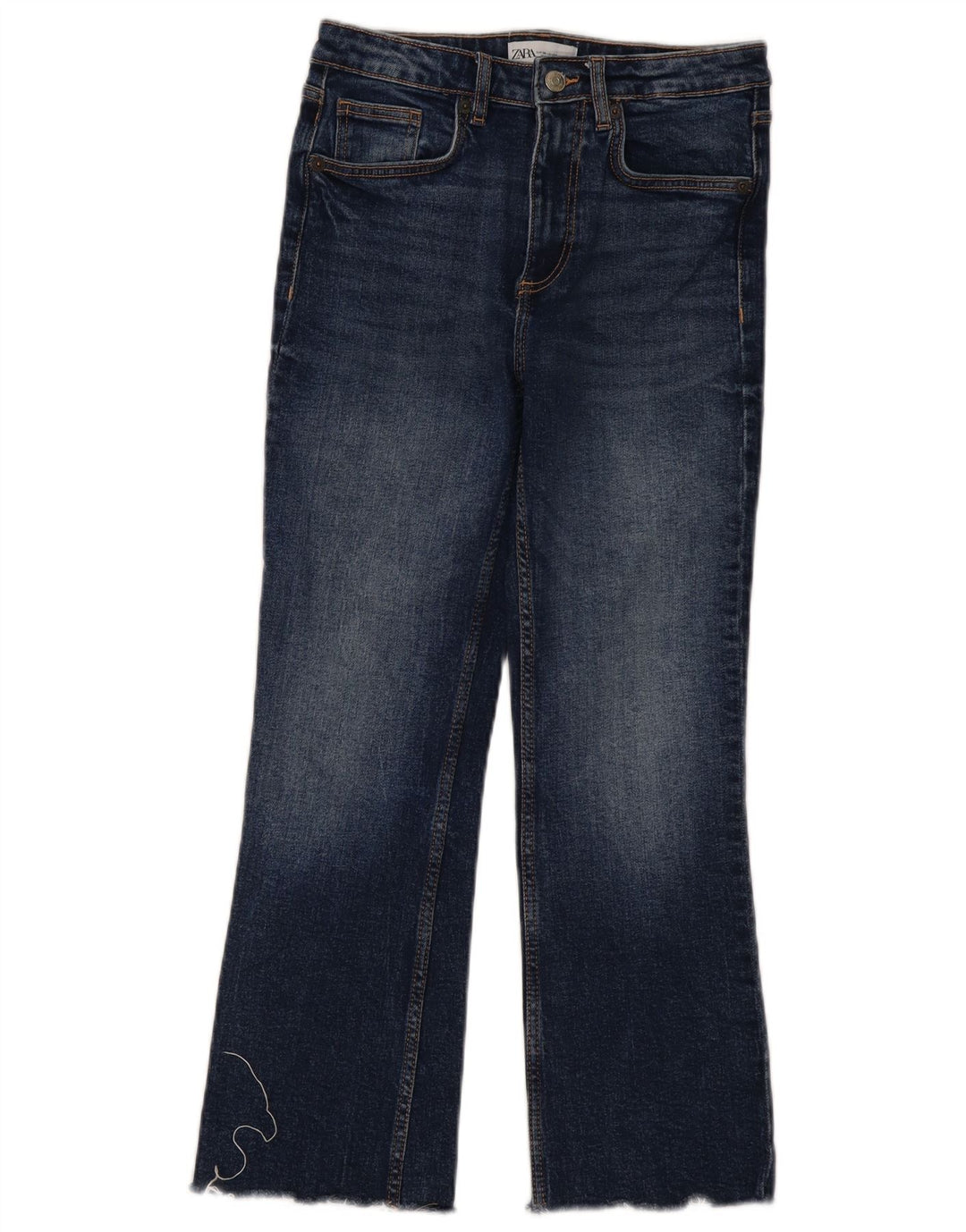 Blugi Zara Femei Bootcut EU 36 XS W26 L25 Bleumarin