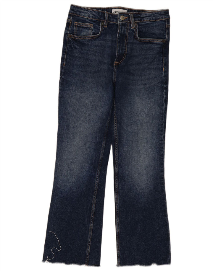 Blugi Zara Femei Bootcut EU 36 XS W26 L25 Bleumarin