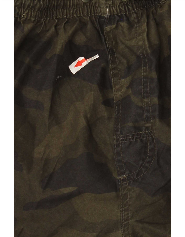 Pantaloni scurți de înot pentru bărbați French Connection, poliester camuflaj, verde