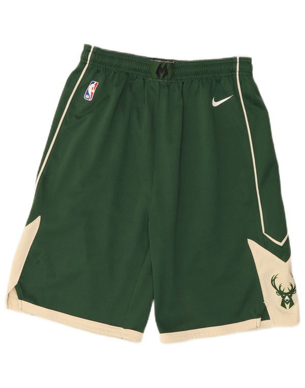 Pantaloni scurți sport grafic Nike Milwaukee Bucks pentru bărbați XL, color verde