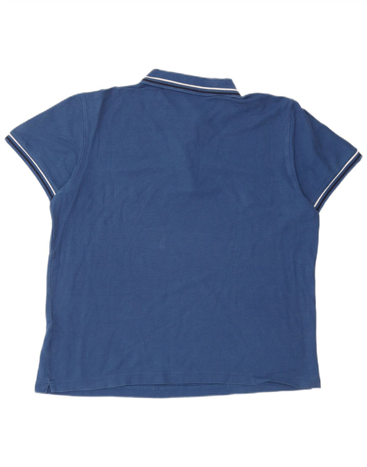 Tricou polo LOTTO pentru bărbați, mare, albastru, bumbac