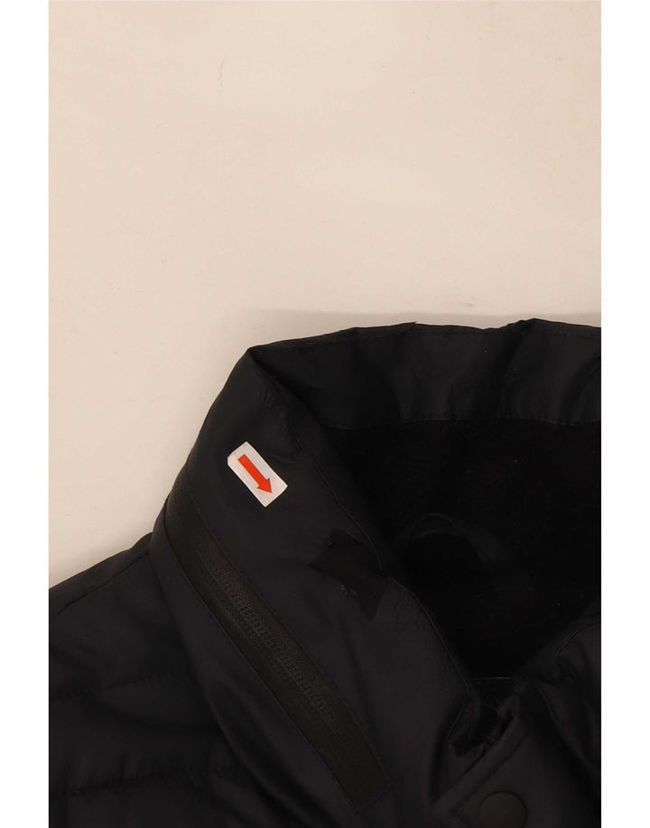 Jachetă căptușită pentru bărbați Superdry UK 38 Poliester mediu negru
