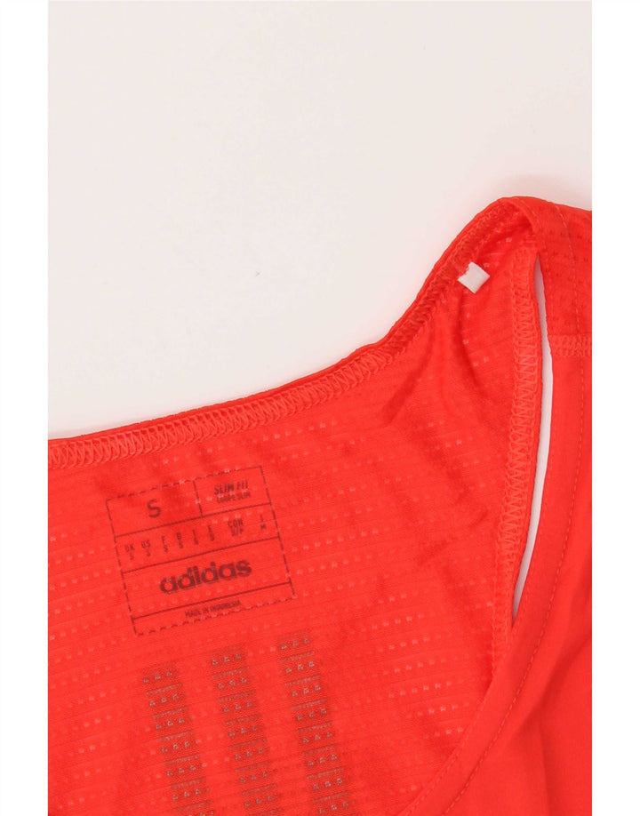 Vest Vest Top Aeroready Slim Fit pentru bărbați Adidas, roșu mic
