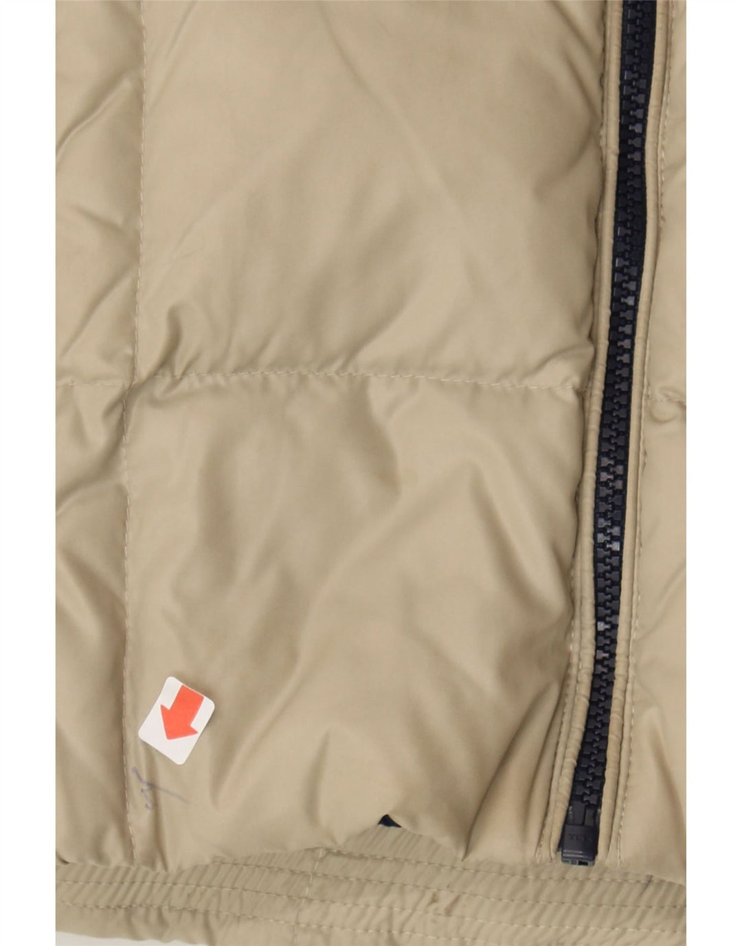 NORTH SAILS Boys Hooded Padded Gilet 13-14 Years Beige Polyamide Vintage North Sails and Second-Hand North Sails from Messina Hembry 