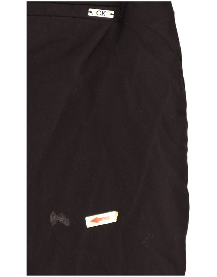 Pantaloni scurți casual pentru femei CALVIN KLEIN Medium W30 Rayon negru