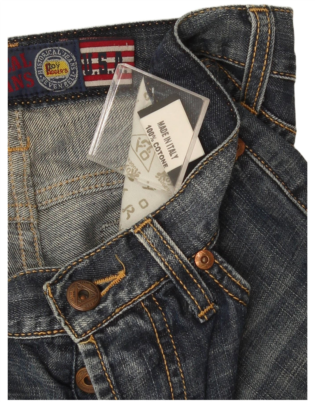 Pantaloni scurți de blugi Roy Rogers pentru femei IT 44 Medium W30 Bumbac albastru
